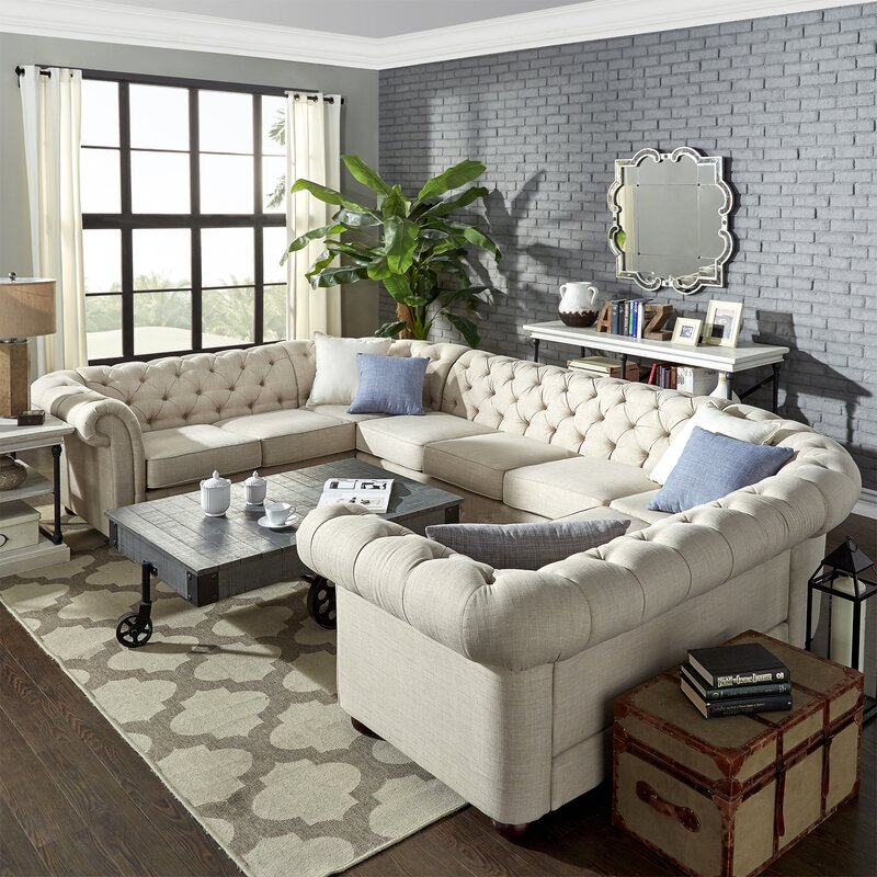 Three Posts Gowans Sectional & Reviews | Wayfair